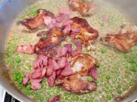 Crispy Chicken with Spring Peas – Recipe! Image 1
