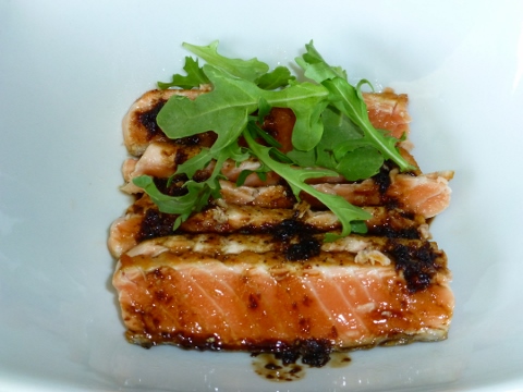 Seared Salmon Crudo with Ponzu Recipe Image 1