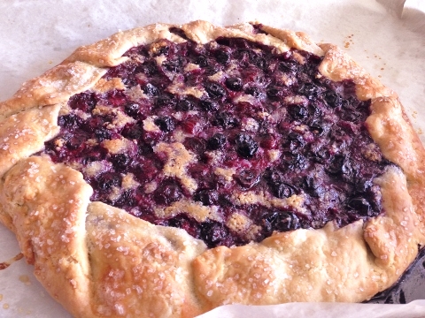 Rustic Blueberry Almond Tart – Recipe!