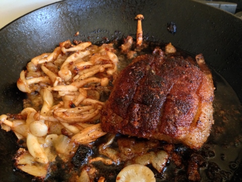 Seared Pork Belly with Caramelized Mushrooms & Onions 068 (480x360)
