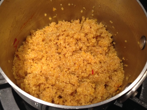 Saffron Quinoa – Recipe! Vegetarian Friendly Image 1