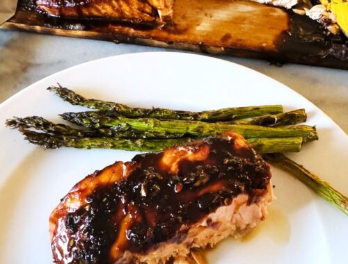 Cedar Plank Asian Grilled Salmon – Recipe!