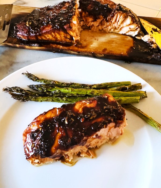 Cedar Plank Asian Grilled Salmon – Recipe! Image 1