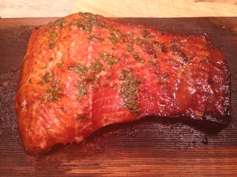 Grilled Cedar Plank Salmon – Recipe!