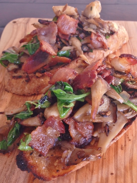 Bacon & Maitake Mushroom Toasts – Recipe! Image 2