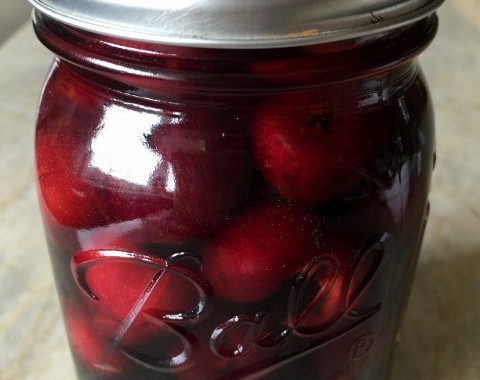 Bourbon Pomegranate Soaked Cherries – Recipe!