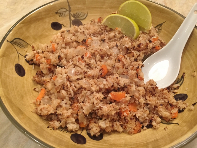 Easy Cauliflower Coconut Fried Rice – Recipe!  Whole30 Recipe!  Low-Carb & Gluten-Free! Image 1