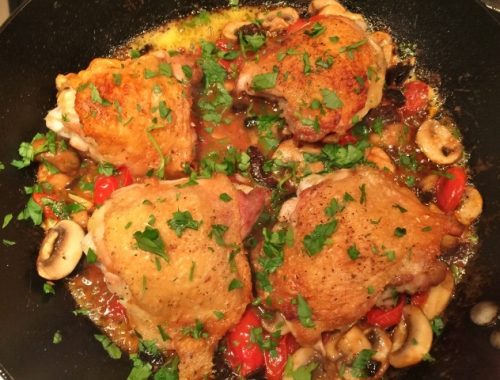 Skillet Mediterranean Chicken – Recipe!