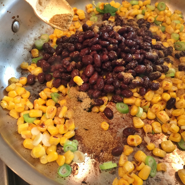 Quinoa Salad with Black Beans, Corn in Honey Lime Vinaigrette 064 (640x640)