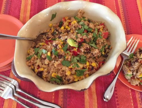 Late Summer Quinoa Salad Recipe from The EveryGirl’s Guide to Cooking by Maria Menounos!