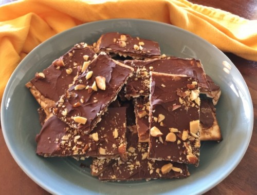 Smoky Chocolate Almond Butter Matzoh – Recipe!