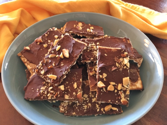 Smoky Chocolate Almond Butter Matzoh – Recipe! Image 1