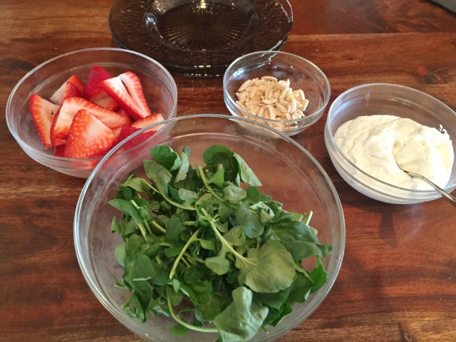 Watercress, Strawberry and Feta Cream Salad 022 (640x480)