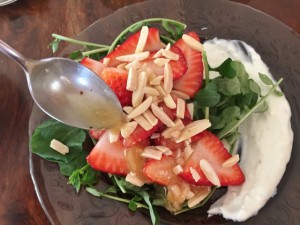 Watercress, Strawberry and Feta Cream Salad 047 (640x480)