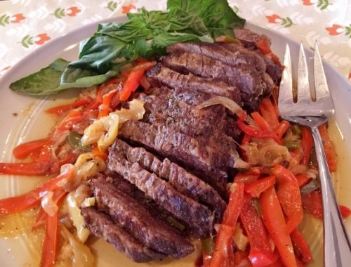Slow-Cooker Italian Brisket with Sweet & Spicy Peppers – Recipe!