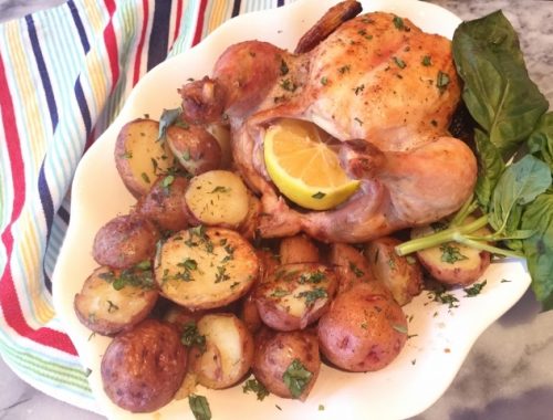 Wine & Herb Infused Grilled Chicken and Potatoes – Recipe!