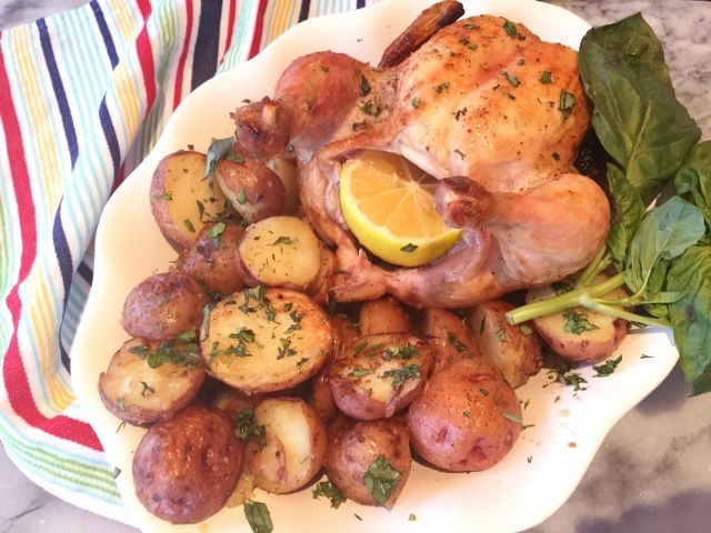 Wine & Herb Infused Grilled Chicken and Potatoes – Recipe! Image 1