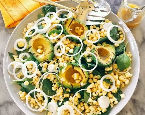 Grilled Avocado & Sweet Corn Salad – Recipe!