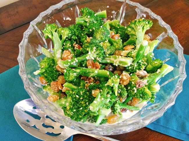 Broccoli Salad with Tahini Yogurt Dressing – Recipe! Image 1