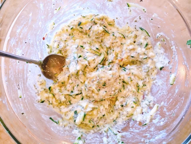 Zucchini Ricotta Fritters with Sautéed Shrimp – Recipe! Image 3