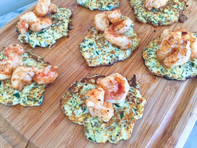 Zucchini Ricotta Fritters with Sautéed Shrimp – Recipe! Image 2