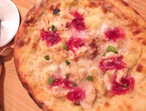 Turkey, Potato & Cranberry Pizza – Recipe!