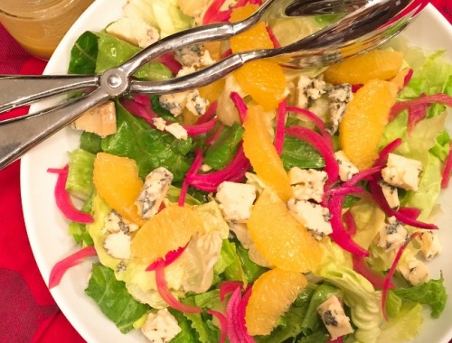 Orange, Pickled Red Onion & Stilton Salad – Recipe!