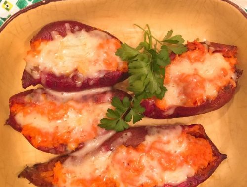Twice Baked Sweet Potatoes – Recipe!