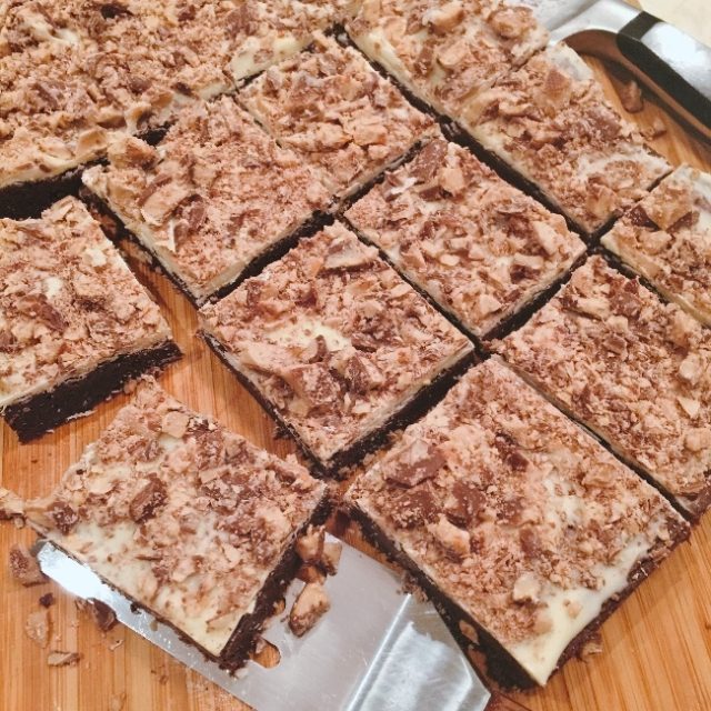 White Chocolate Toffee Brownies Recipe! Live. Love. Laugh. Food.