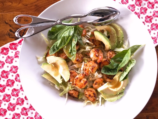 Crispy Shrimp & Avocado Salad – Recipe! Image 1