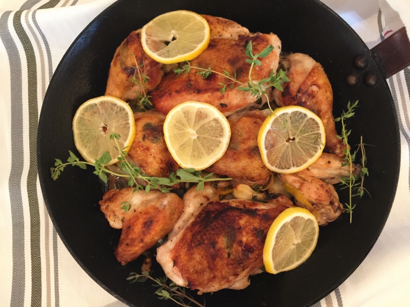 Social Sundays — Roasted Lemon Garlic Chicken, Spring Greek Salad and Lavender Creme Brulee! Image 12