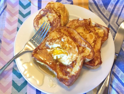 Toad in a Hole French Toast – Recipe!