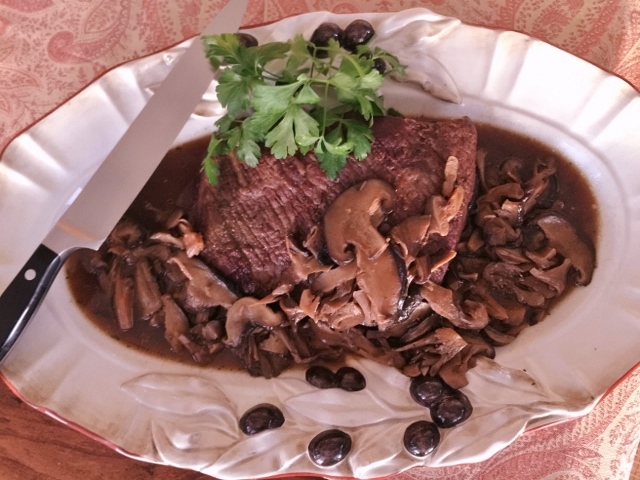 Oven Roasted Brisket with Wild Mushrooms – Recipe! Image 1