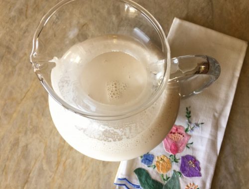 Homemade Almond Milk – Recipe!