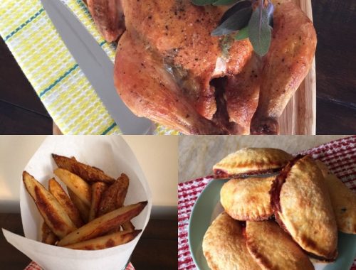 Social Sundays – Roast Sage Chicken & Smoky Steak Fries, and Mini Cherry Hand-Pies!