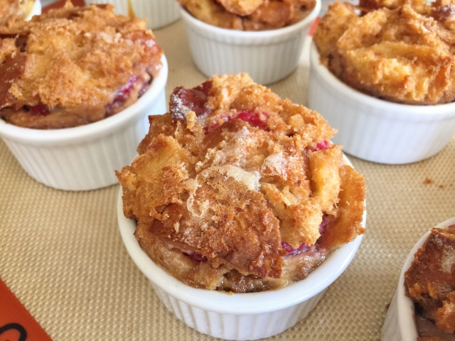 Mini Raspberry Bread Puddings – Recipe! Image 2