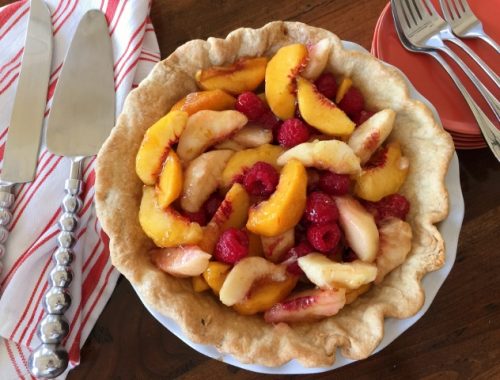 Peach Raspberry Pie – Recipe!