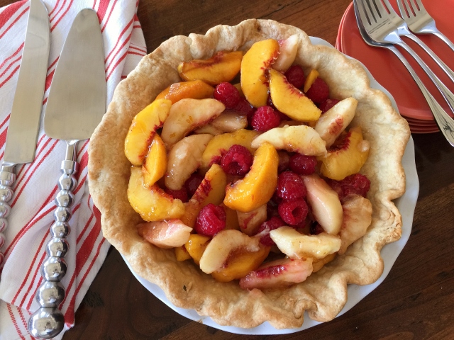 Peach Raspberry Pie – Recipe! Image 1