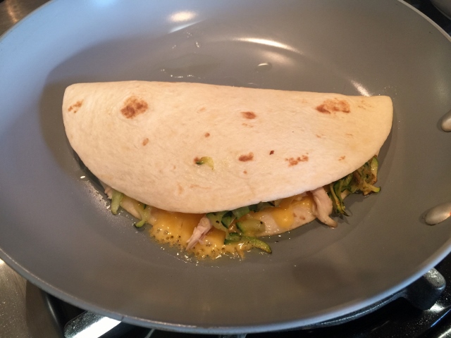 Chicken, Cheddar & Sauteed Zucchini Quesadillas – Recipe! Image 6