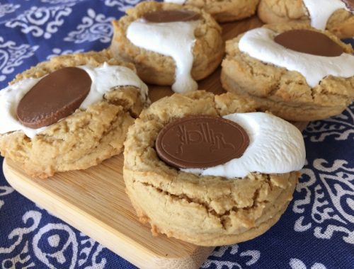 Peanut Butter, Marshmallow & Chocolate Cookies – Recipe!