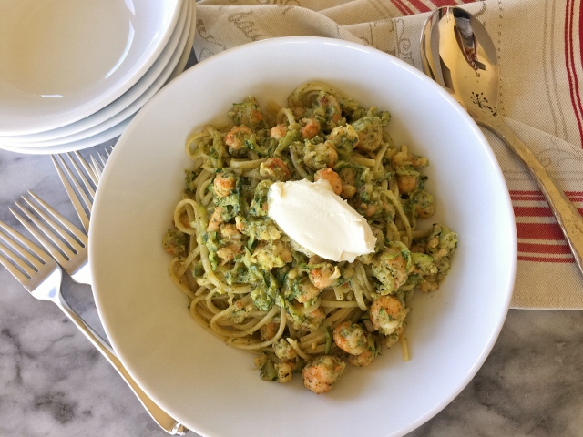 Langoustine Arugula Pesto Pasta – Recipe! Image 2