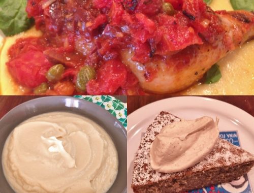 Social Sundays – Chicken Puttanesca, Celeriac Puree, and Buckwheat Orange Cake!