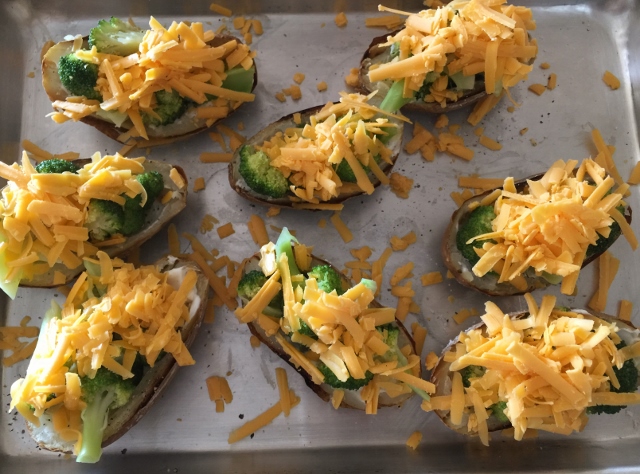 Broccoli Cheddar Baked Potato Skins – Recipe! Image 9