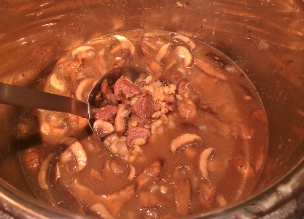 Instant Pot Beef, Barley & Mushroom Soup – Recipe! Image 3