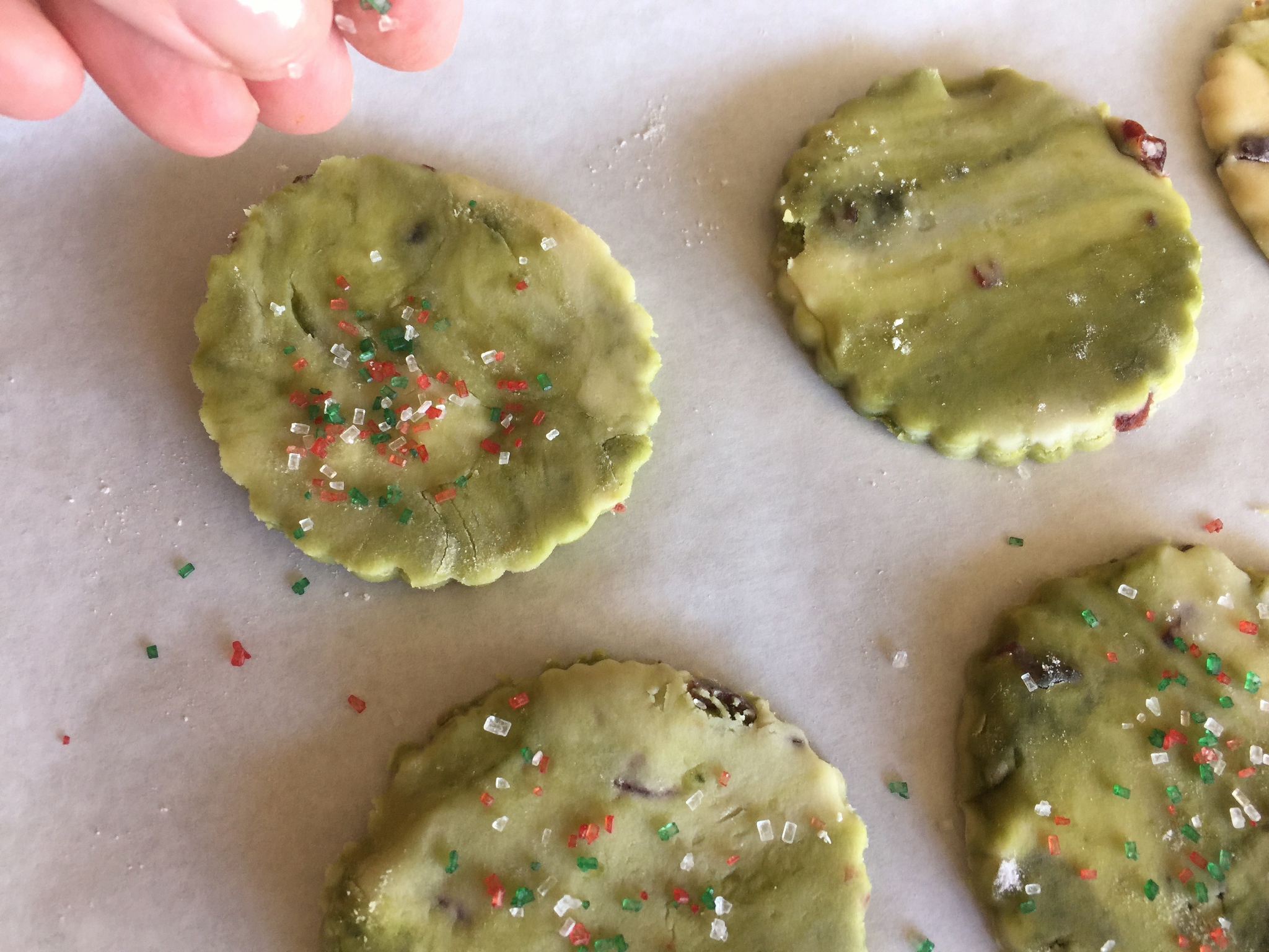 Marbled Matcha & Cranberry Shortbread Cookies – Recipe! Image 9