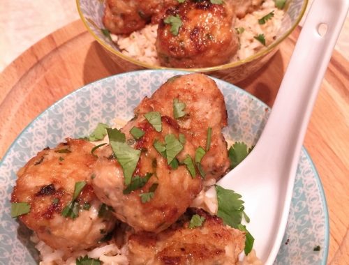 Thai Chicken Meatballs – Recipe!