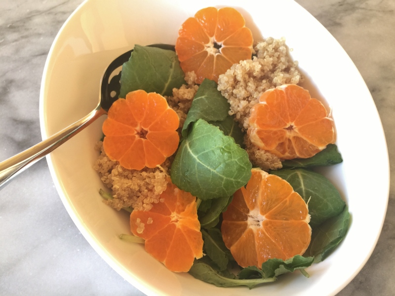 Baby Kale, Quinoa & Tangerine Salad – Recipe! Image 2