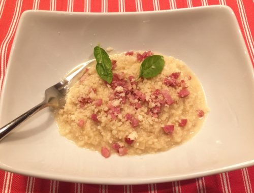 Cauliflower Risotto with Pancetta & Parmesan – Recipe!