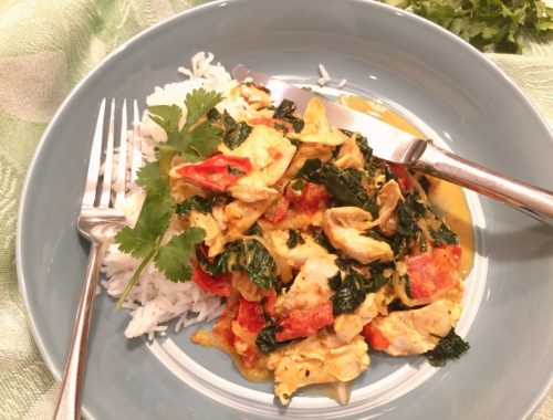 Chicken & Kale Coconut Curry – Recipe!