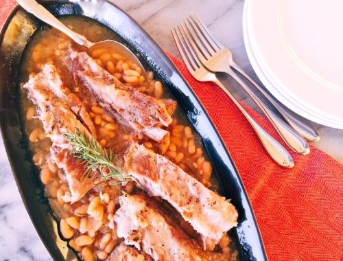 Instant Pot Rosemary Pork & Beans – Recipe!